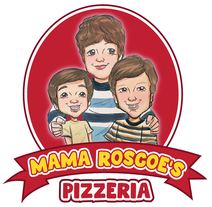 Mama Roscoe's Pizzeria advertisement